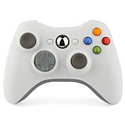  manette sans fil pour Xbox 360 (boîte de vente au détail, blanc)