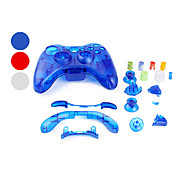  cas, le remplacement transparent du logement de style pour Xbox 360 Controller (couleurs assorties)