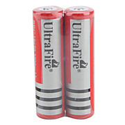  UltraFire BRC 18650 3000mAh 3.7V Rechargeable Li-ion Batteries (2-Pack Red)