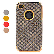  Grid Style Case for iPhone 4 and 4S (Assorted Colors)