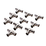  BNC Adaptor Connector for Electronics DIY Use (10 Pieces a Pack)
