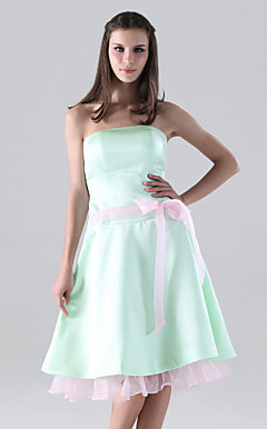 SORKA - Vestido de Madrinha em Organza e Cetim