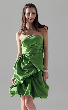 VELDA - Kleid für Brautjungfer und Cocktailparty aus Satin