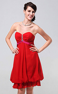TARYN - Vestido de Madrinha e Coquetel em Chifon