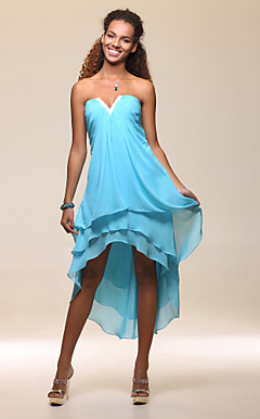 YVORA - Vestido de Coquetel em Chifon