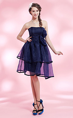 JAIDYN - Vestido de Coquetel em Organza