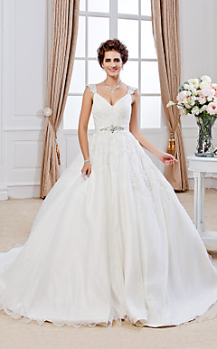 XIUMEI - Vestido de Novia de Organza