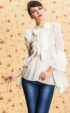 ts do vintage onda real hem camisa de manga alargamento