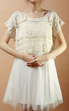 Fine Short Sleeve Cotton Casual / Party jasje / de omslag