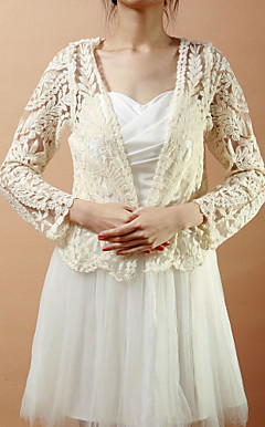 Coton à manches longues Casual / Parti veste / wrap
