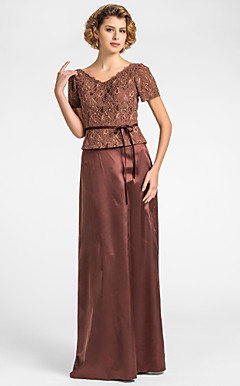 SONSOLES - kjole til i Satin og Lace med wrap