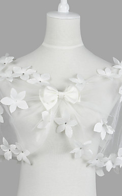 Nice Tulle Evening/Casual Shawl With Bow