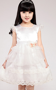 Nice lyhythihainen Tulle Häät / Evening Flower Girl Dress