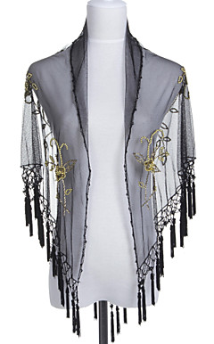 Nice Tulle Evening/Casual Shawl