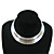  Multistrand Metallic Silver Collar Necklace W/Earring Set(HLD035) -Free Shipping