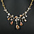  Rhinestone Flower Wedding Jewelry 2 piece Set (TYPJ055)