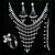  Elegant Drop Wedding Jewelry 4 piece Set (TYPJ016) (Start From 10 Units) Free Shipping