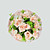  boda nupcial ramo de flores de color rosa rosa (typj021)