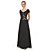  A-line V-neck Floor-length Chiffon Bridesmaid Dress (HSX797) (Start From 3 Units) Free Shipping