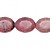  perle, Rhodonite (naturel), de forme ovale à facettes 18x13mm. vendus par 16 pouces volet (begb3267)