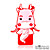  2GB Cartoon Dragon MP3 Players Red(SZM080)