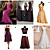 Unique and Fashionable Dresses for Wedding / Party  6 Pieces Per Package  (HSQC018)