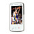  Hantai ht6000 tri-banda doble tarjeta bluetooth pantalla táctil teléfono celular blanco tf tarjeta de 2 GB (szhz0107)