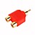  Composite RCA Cable 2 Female to 1 Male Convertor Plug (SMQC047)