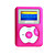  2 Go de design de mode OLED Lecteur MP3 avec haut-parleur (szm1155)