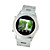  W968 Qaud Band FM Pineapple Veins Surface Design Watch Cell Phone Silver (2GB TF Card)