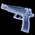  Crystal Light gun voor wii afstandsbediening