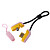  Conveniently Buckle USB charing cable for V3/V3I/L6/L7/A780/A1200(Black+White)