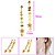  Beautiful 18K Gold Plated CZ Cubic Zirconia Earrings (0292-91116-29)
