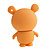 8gb tigre stile usb flash drive (arancione)