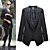  blazer longo da forma das mulheres blazer boyfriend's (0101al002-0677)