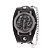  schorpioen patroon plastic band mode armband horloge (zwart)