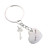  Stainless Lovers keychains (Lock And Heart/ 2-Piece Set)