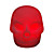  Skull Shaped Colorful LED Night Light (3xAG13)