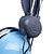  Kanen KM-740 Stylish Stereo Headphones (Blue)