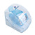  trendy acqua digitale resistere orologio con el retroilluminazione verde - blu traslucido (1 * CR2025)