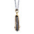  8gb di cristallo placcato flash drive USB collana (oro)