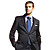  Single-Breasted 2 Button Side-vented Notch Lapel Wool Groom Wear/ Tuxedo/ Men's Suit Jacket and Pants(PMSSXZ0002)