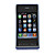  K200 banda cuádruple doble tarjeta wifi tv java función de linterna de doble cámara de pantalla táctil plana barra teléfono celular negro y azul (tarj