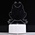  RGB Light LED Charming Drog Shaped Toy (3*AG13)