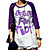  gitaar meisje kleur botsing half sleeve t-shirt (0531-4.20-20)