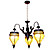  Rural Style Chandelier with 3 Lights