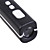  Mini LCD Flashlight-Style Digital Projection Keychain Clock-black(2*LR44)