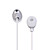  triangolo stile auricolari in-ear (argento)