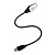  Flexible Neck USB Powered 3-LED Bright White Light for Laptop (Black)
