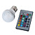  3w LED multicolore blub lumière avec contrôle à distance (culot E27 ampoule)